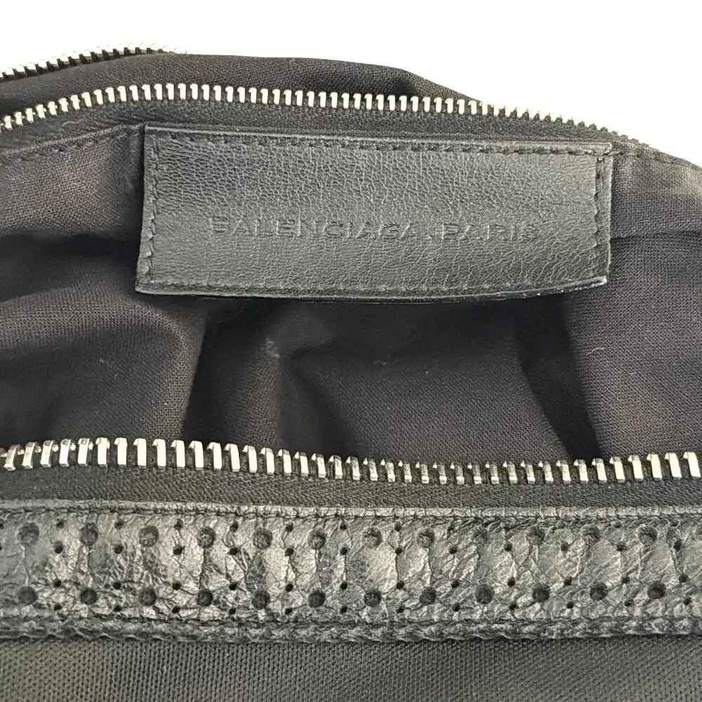 AUTHENTICATED Balenciaga Velo Paris black hobo bag vintage Made in Italy
